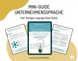 Mini-Guide Unternehmenssprache